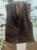 Skórzana brązowa kamizelka Suede Leather Brown 